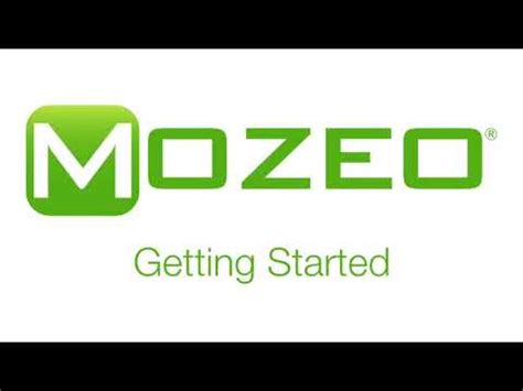 Mozeo Tutorial .
